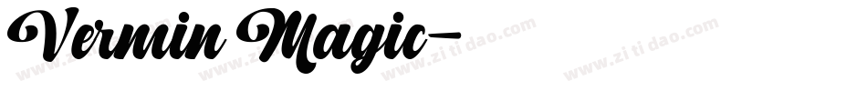 Vermin Magic字体转换